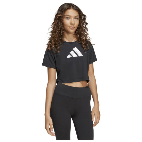 Adidas Παιδική κοντομάνικη μπλούζα Train-Essentials Glam Print Tee Adidas Παιδική κοντομάνικη μπλούζα Train-Essentials Glam Print Tee